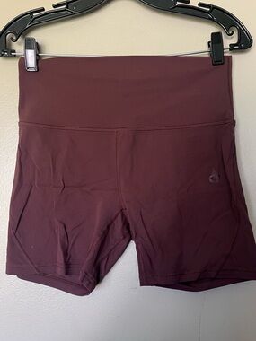 Ryderwear High-Waist Brown Bike Shorts